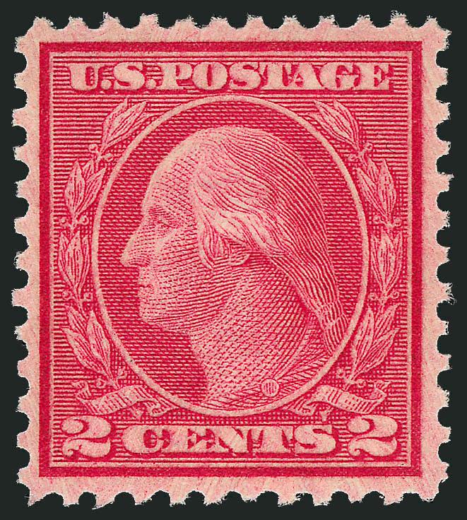 2c Carmine Rose, Ty. III, Rotary (546).> Mint N.H., bright vibrant color, well-proportioned margins, Extremely Fine, with 1997 P.F. and 2008 P.S.E. certificates (VF-XF 85 SMQ $345.00)