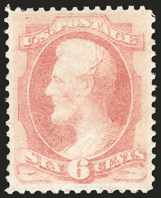 6c Dull Pink (159).> Original gum, lightly hinged, vibrant color, Very Fine and choice, a stamp with tremendous visual appeal, with 2001 P.F. certificate